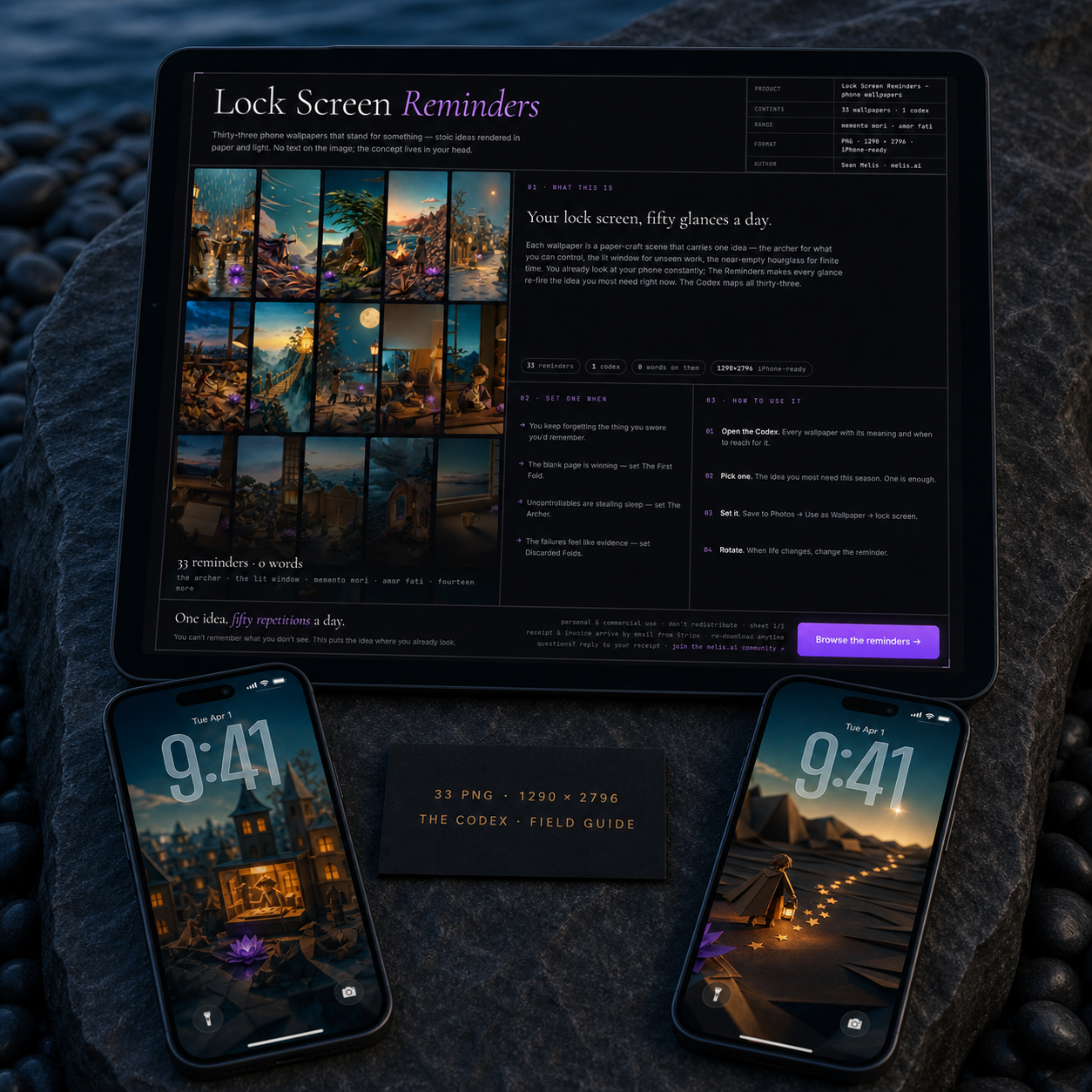 The Field Guide and complete The Reminders package